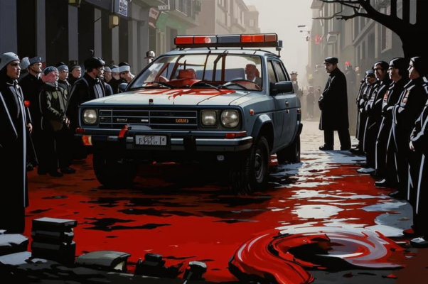 «Художника размазали по стенке...»