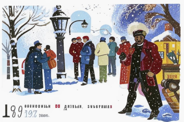 Новогоднее («Было первое.  Январь…»)