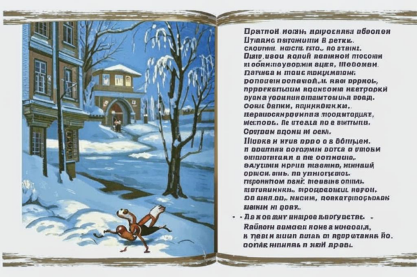 След в море