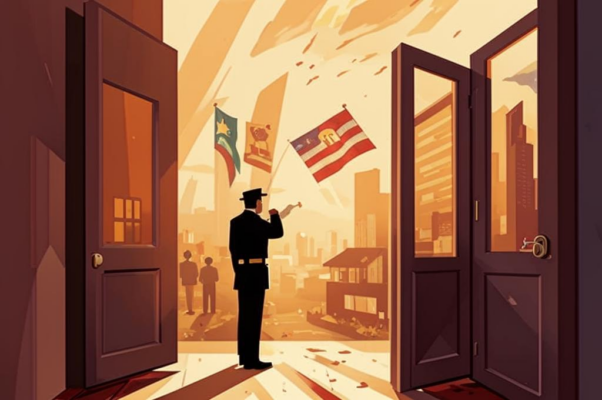 «За окнами клики, знамена, салюты...»