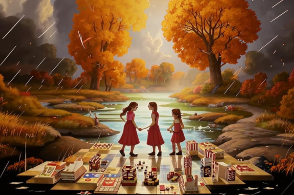 Времена года («Весною рвется с гор река…»)