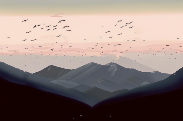 Из Гёте («Над горным хребто…»)