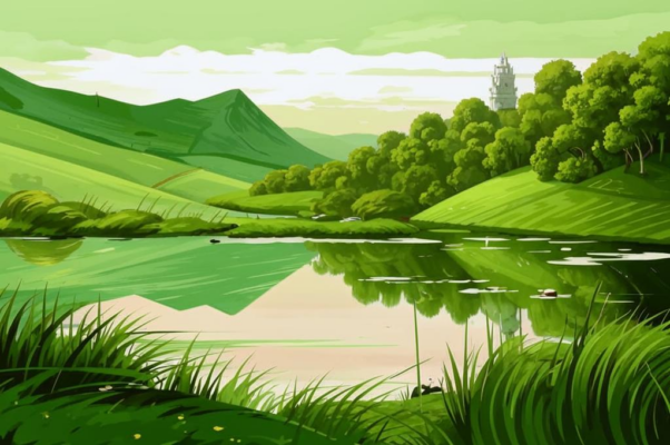 Кусты над рекой