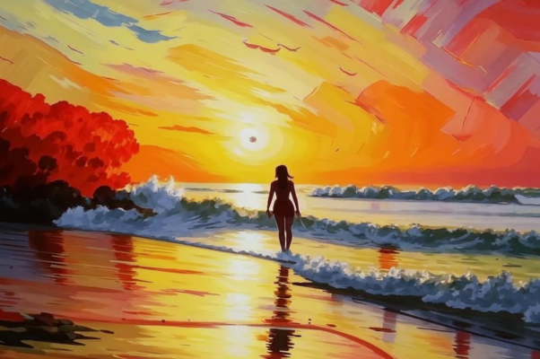 Муж перед прибоем