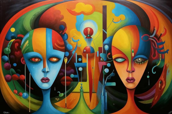 На выставке