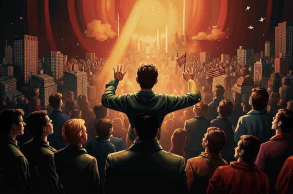 «Видишь, — вот он! Он гордо проходит толпой...»