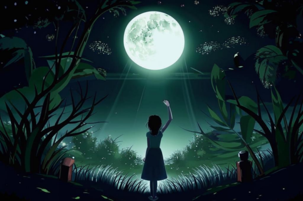 «Если в лунную ночь, в ночь, когда по уснувшему саду...»