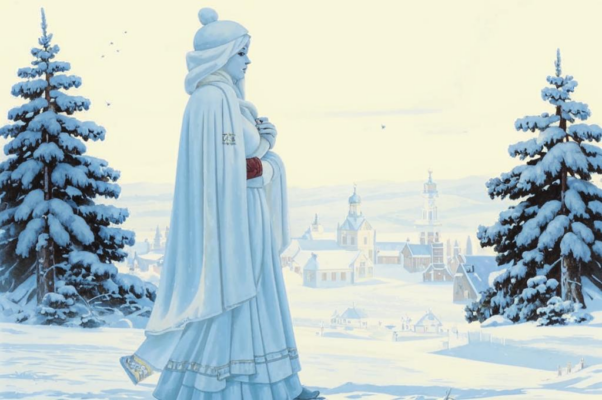 «Как белым саваном, покрытая снегами...»