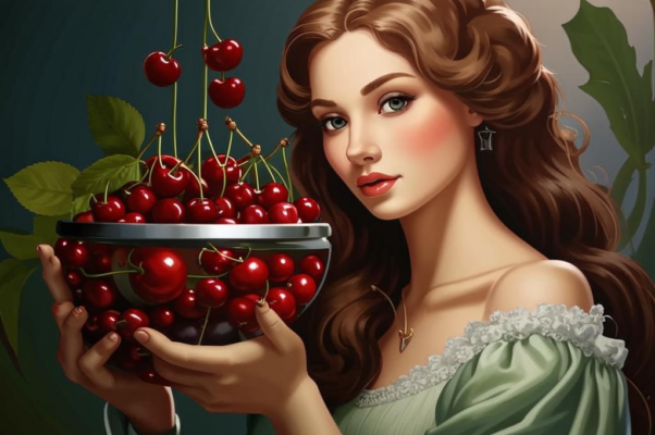 «Красавица девушка чудную вазу держала...»