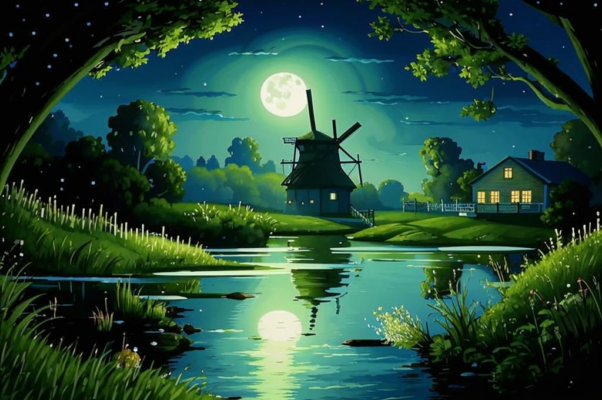 «Мы выплыли в полосу лунного света...»