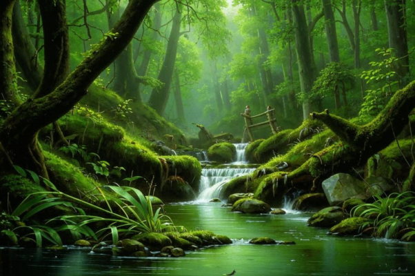 «Не думай, — шепчет лес зелеными ветвями...»