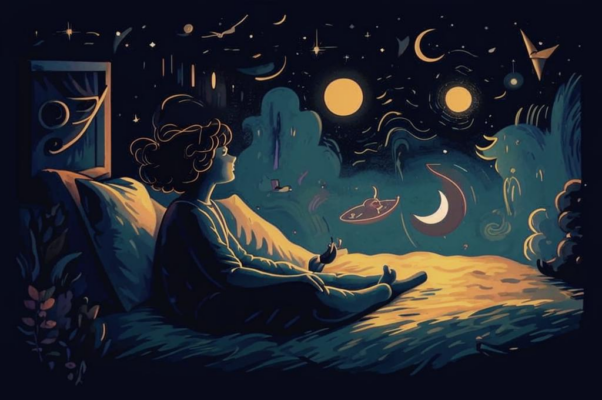 «Нет, видно, мне опять томиться до утра!..»