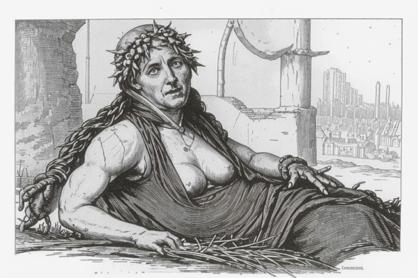 «Нищенским рубищем скудно прикрытая...»