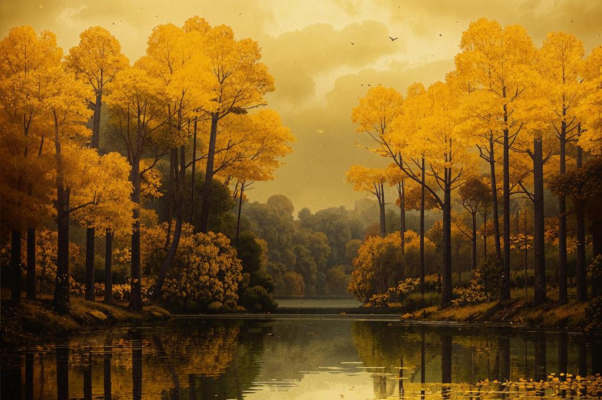 «Осень, поздняя осень!.. Над хмурой землею...»