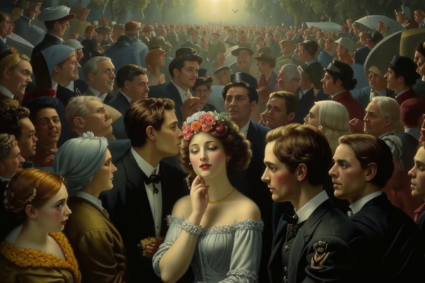 «Под звуки музыки, струившейся волною...»