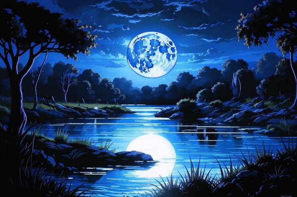 В лунную ночь