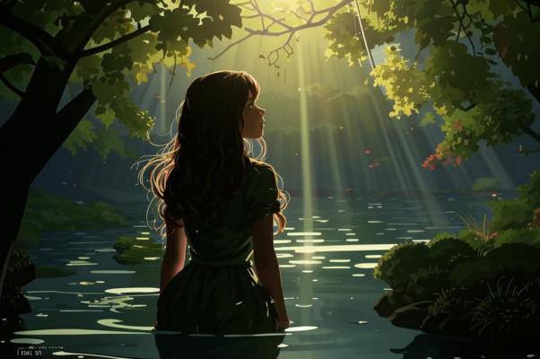 В тени задумчивого сада