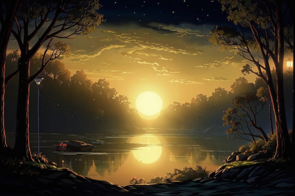 Весенняя зорька