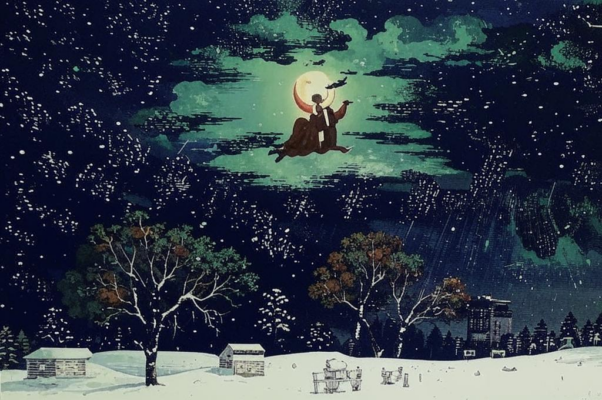 Ночью («Пусть плачет и стонет мятежная вьюг…»)