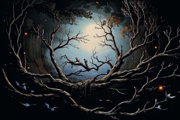 «Искривленные щупальца сучьев...»