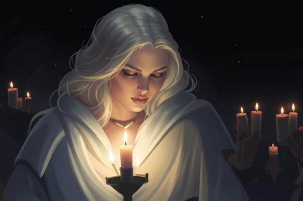 «Кто-то таинственный в белом...»