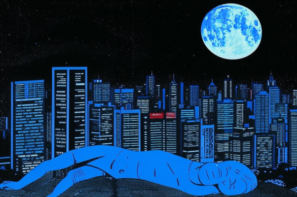 «Худой, голубой и спящий...»