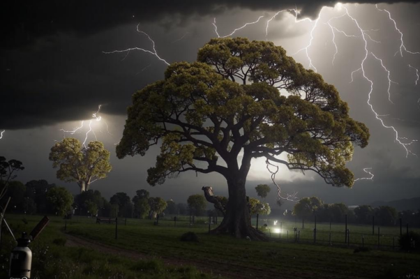 Буря («Захлестало дождем…»)