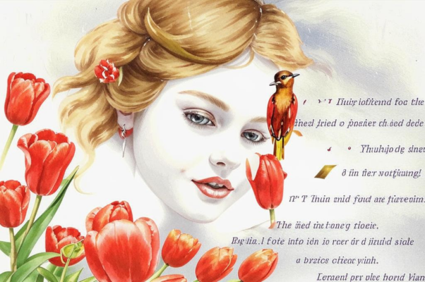 Девушка с птицами