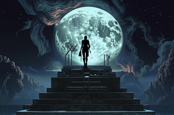 Луна («Луна колдует из глубин бездонны…»)