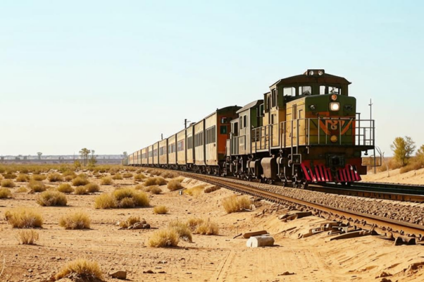 «Поезд мчался в широких азийских степях...»