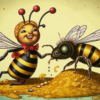 Жук и пчела
