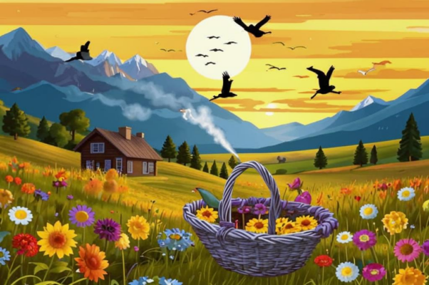 Из окна поезда