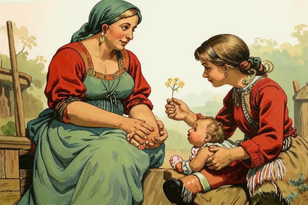 Соловьи («Качая младшего сынка…»)
