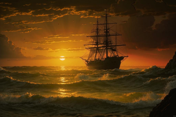 «На западе солнце пылает...»