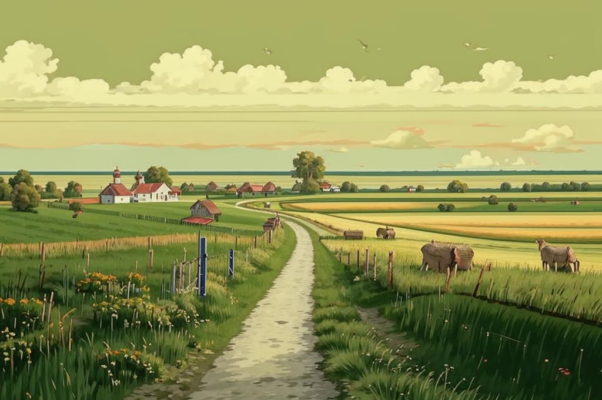 Тоска («Как у нас по сел…»)