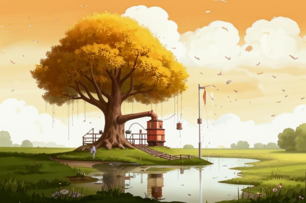 «Было деревом, стало стволом водокачки...»