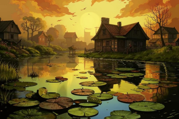 «У расслабленной воды...»