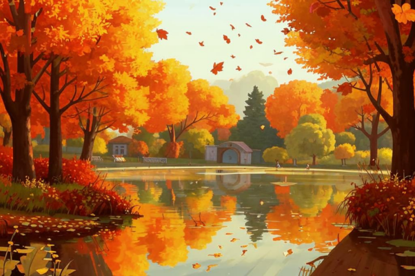 Сентябрь («Как крылья стрекозы ― осенний воздух сух…»)