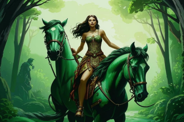 «А помните, как амазонкою вы смелой...»