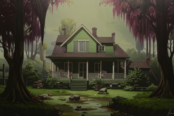 «Опять знакомый дом, опять знакомый сад...»