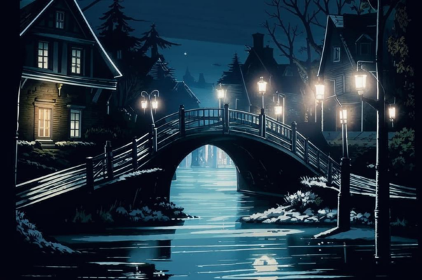 На мосту («Я на мосту стоял.  Рек…»)