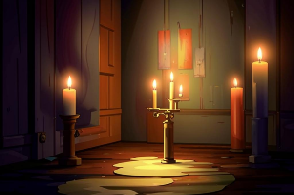 Фантазия («Свеча горит.  Печальным полусвето…»)