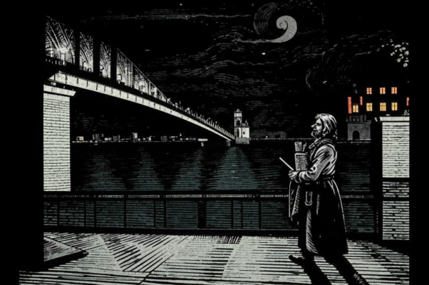 «Идут поэт и попрошайка...»