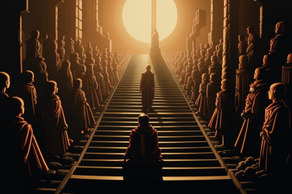 «Стали подниматься на ступени...»