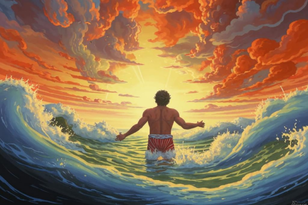 Пловец («Пловец блаженствует, как Крез…»)