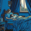Три сестры («Опустите, пожалуйста, синие шторы…»)