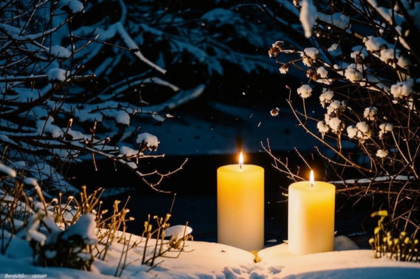 «Тихо горели свечи...»