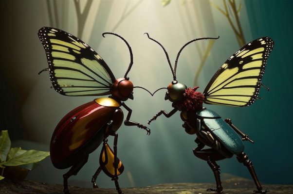 Разговор Жука с Бабочкой