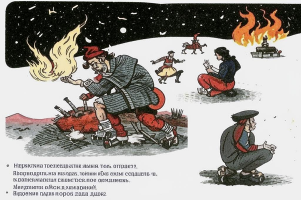 «В снегу трещат костры. Январь на бивуаке...»