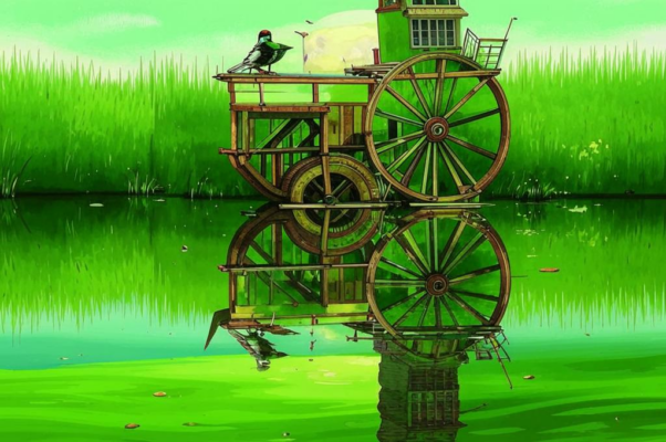 «Я слушал скрип и эхо за рекой...»